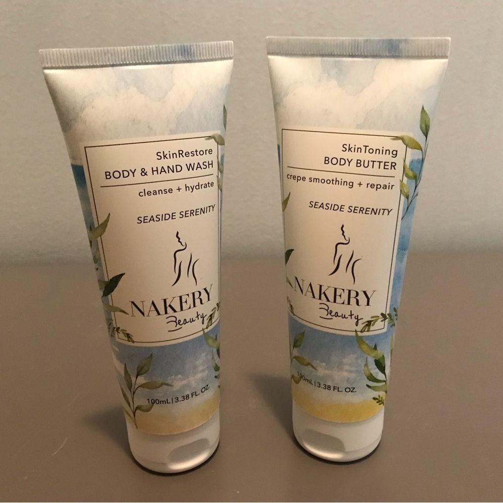 Nakery Beauty Body Wash and Body Butter Set